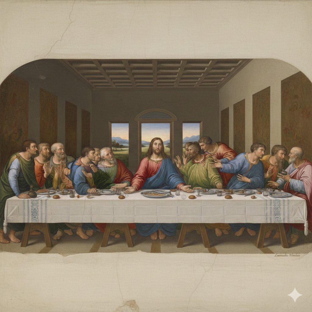 Da Vinci's Last Supper Style Image Generation