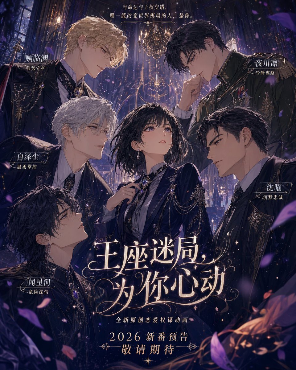 请创作一张 主题为 的 风格的二次元宣传图