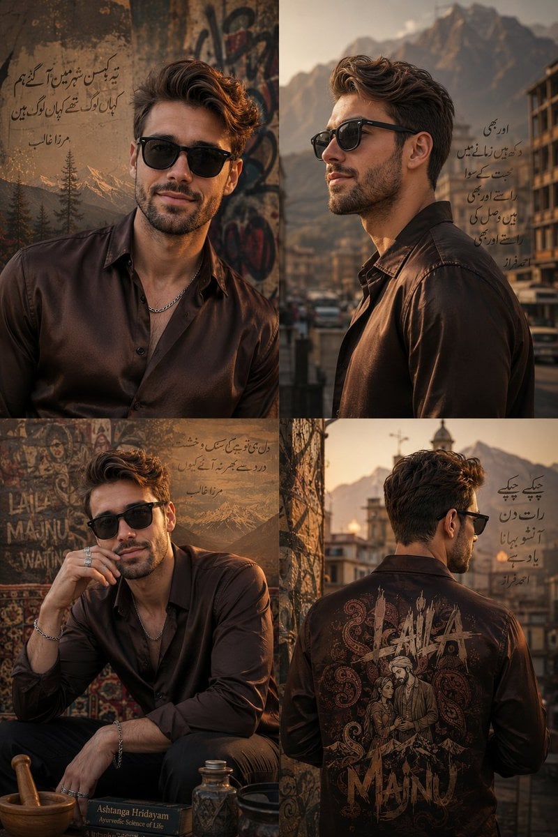 Luxury Urban Chaos Fashion Poster