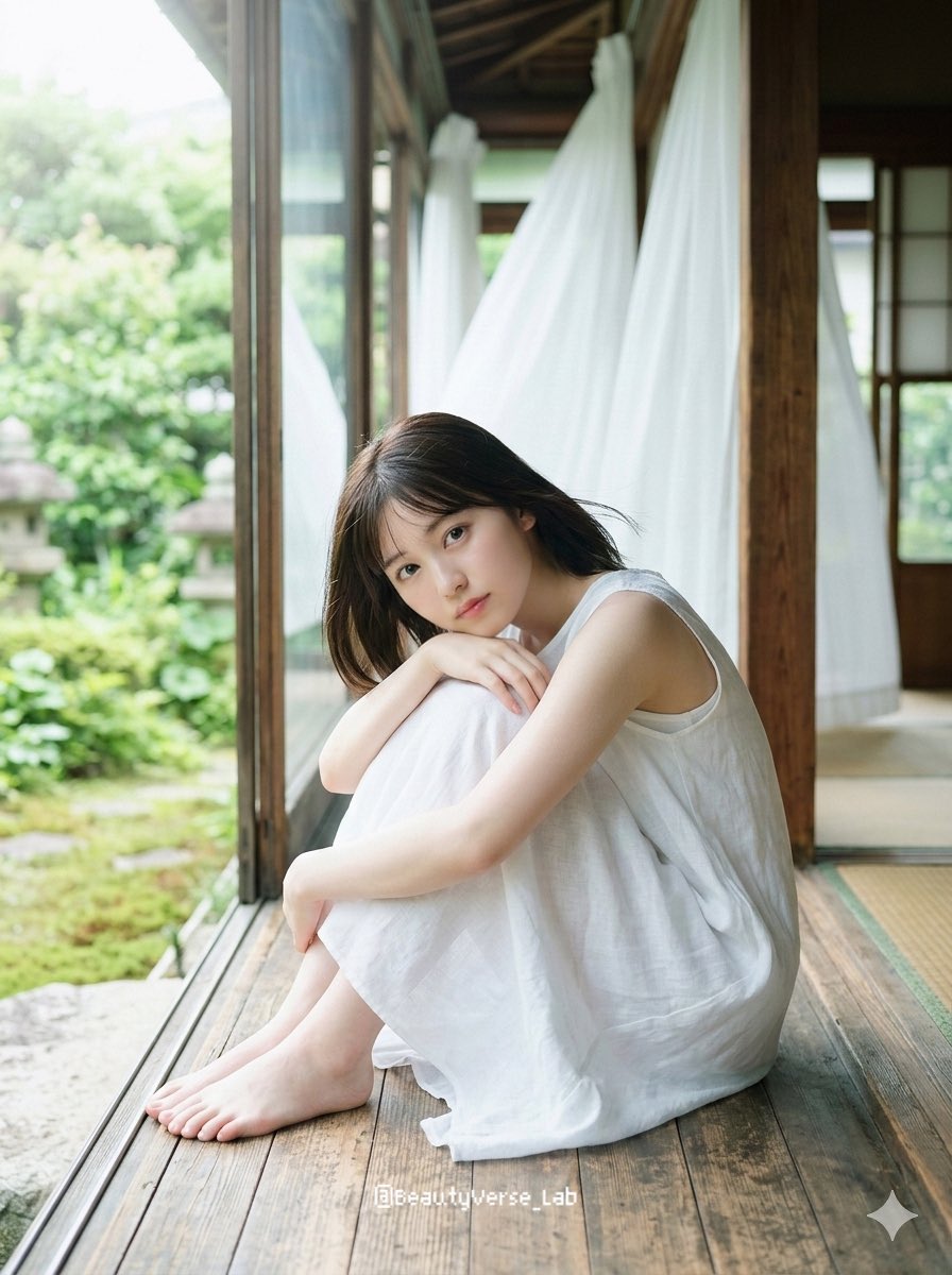 Translucent Airy Japanese Idol Photoshoot