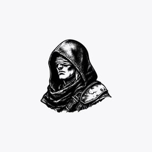 Hooded Rogue with Blurred Face