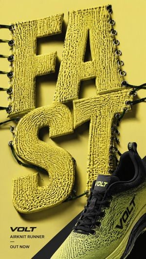 Editorial Reactive Typography Poster