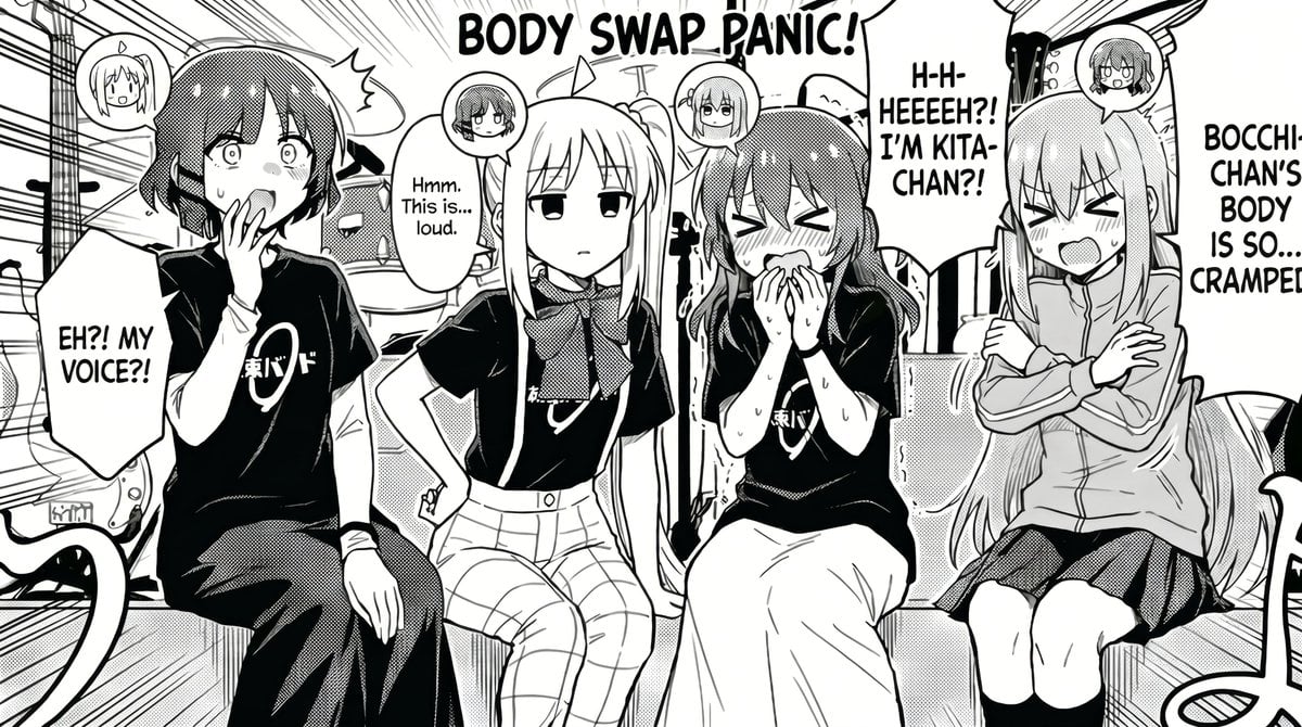 Manga Body Swap Band Panic