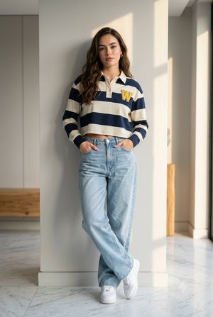 Minimalist Interior Fashion Portrait