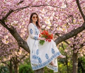 Cherry Blossom Portrait