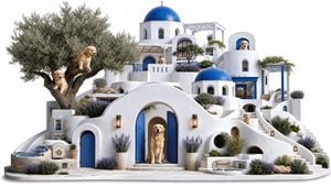 Santorini Golden Retriever Sanctuary