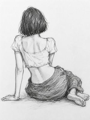 Pencil Gesture Figure Sketch
