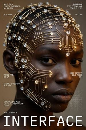 Cybernetic Interface Fashion Poster