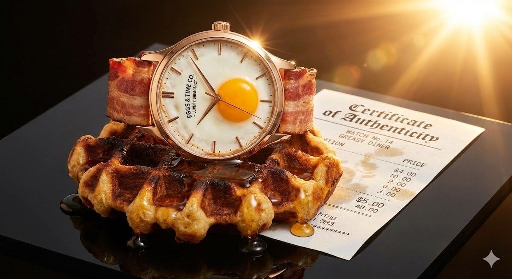 Luxury Watch Product Photography Prompt: Luxury vs. Absurdity