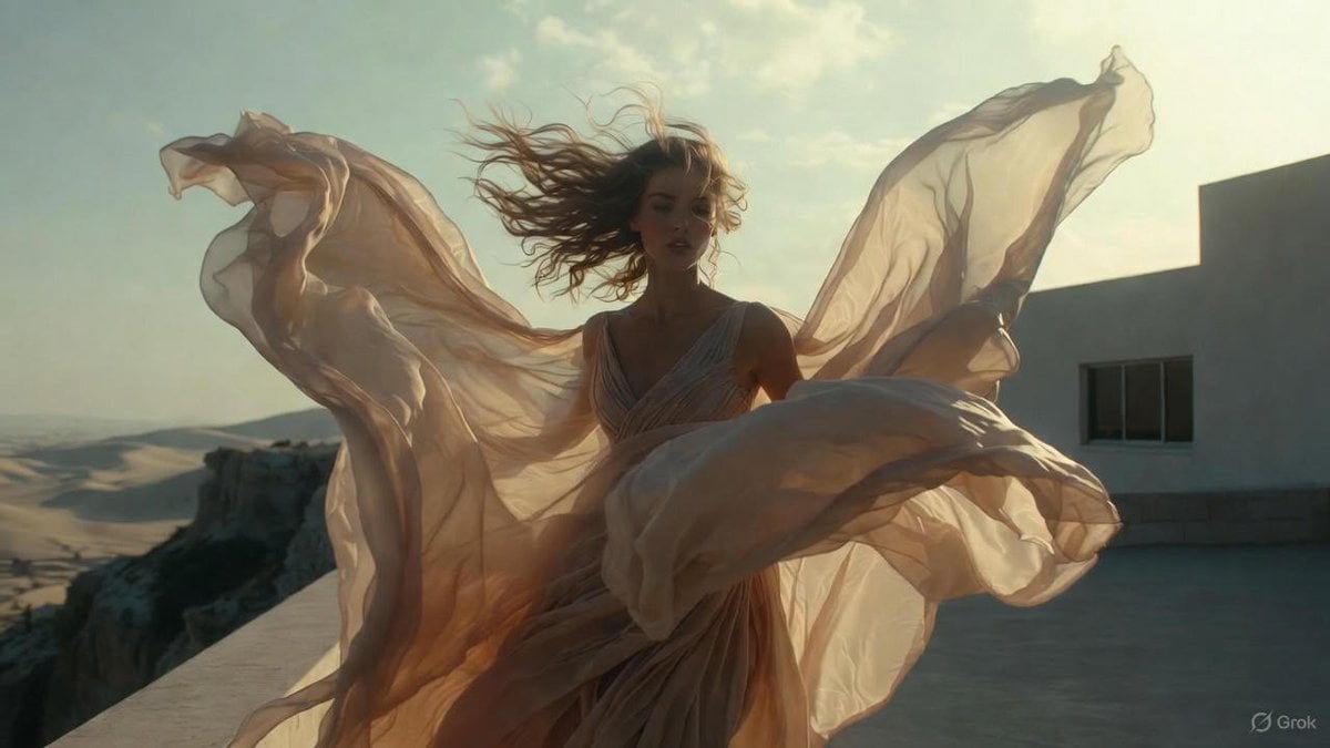 High-Fashion Cinematic Motion Shot