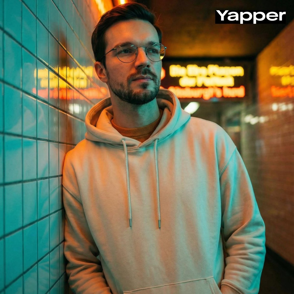 Cinematic Urban Streetwear Portrait with Neon Lighting
