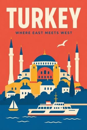 Minimalist Travel Poster Template