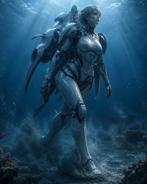 Giant Robot Deep Sea Exploration