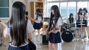 Seaside School Band Rehearsal