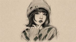 Vintage Graphite Portrait Transformation