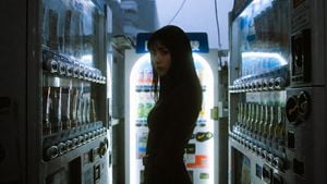 Cinematic Shinjuku Vending Machine Editorial