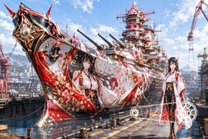 Peaceful Yamato Battleship Wrap