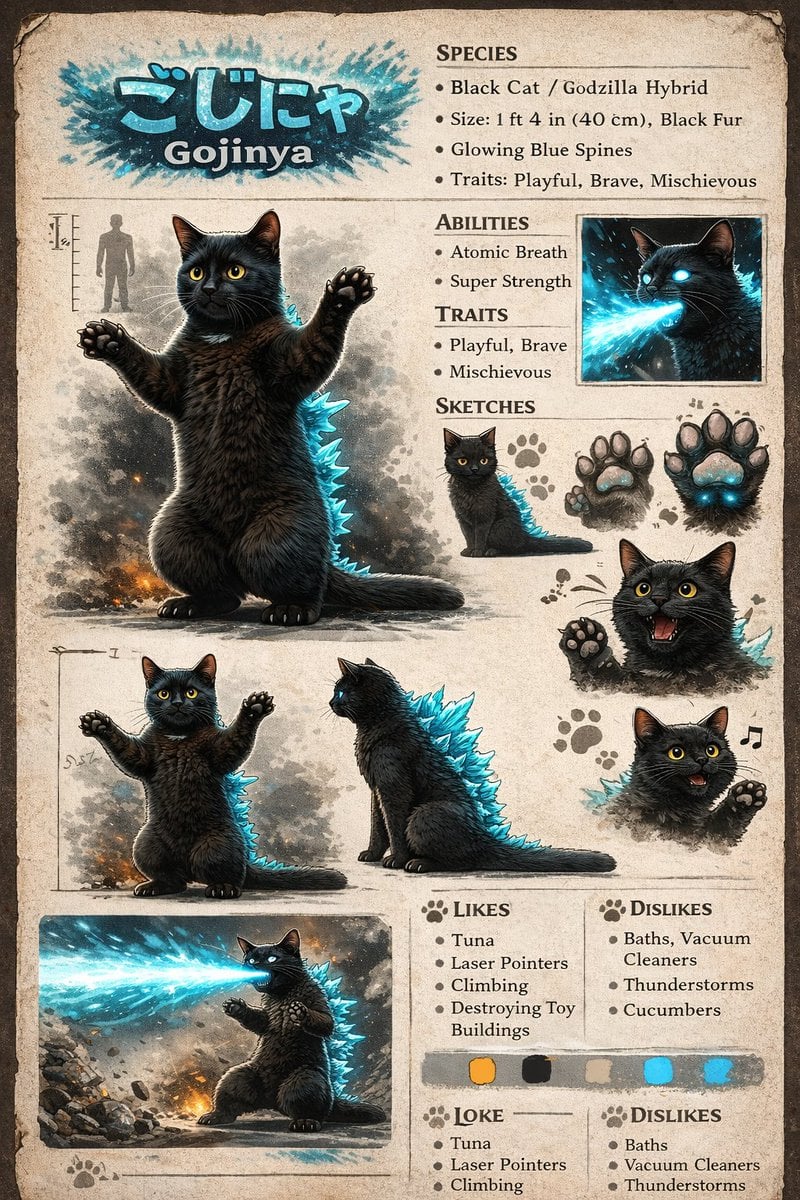Creature Concept Reference Sheet
