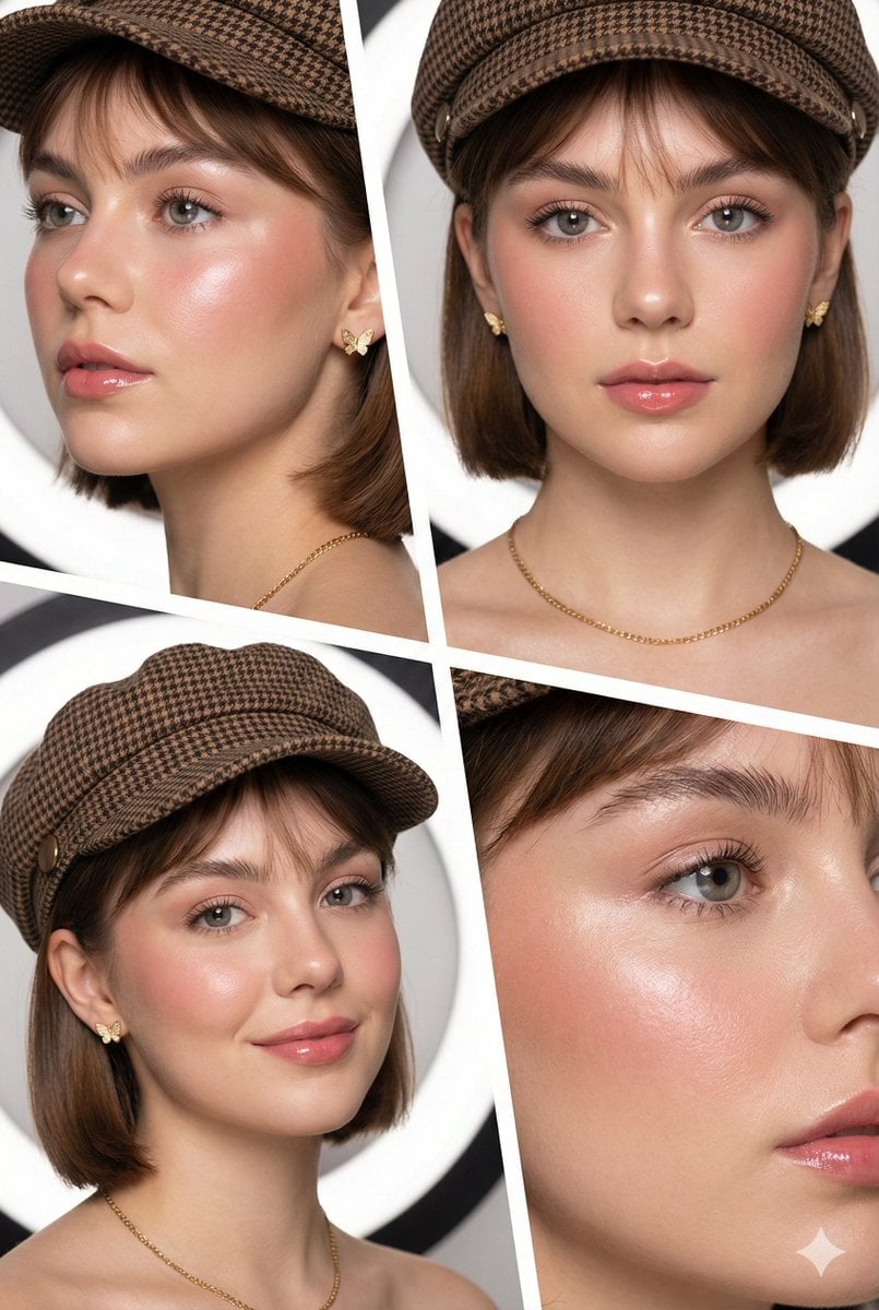 Panel Beauty Editorial Collage