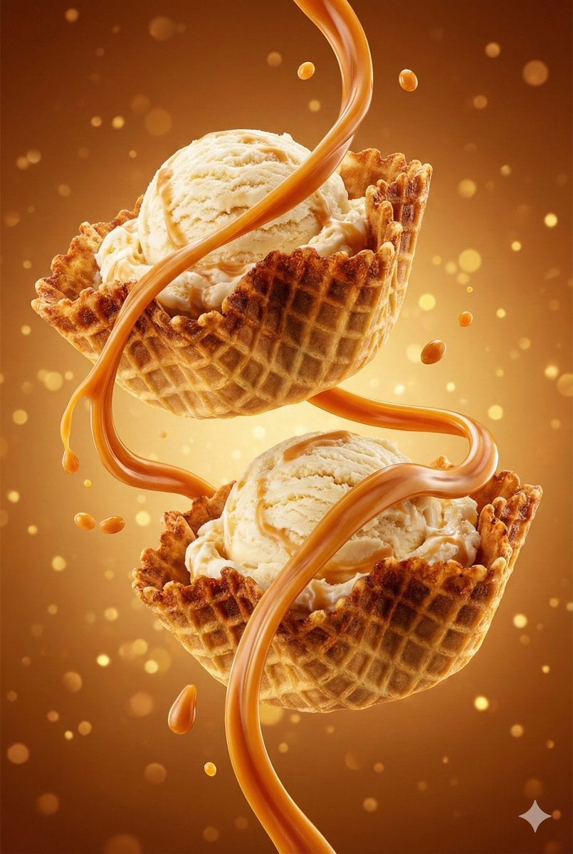 Commercial Food Photography Modules (Waffles, Biscuits, Ice Cream Bar)