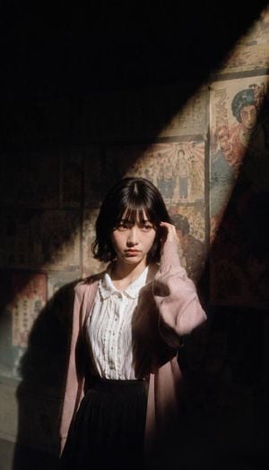 Mysterious Museum Exhibition Portrait