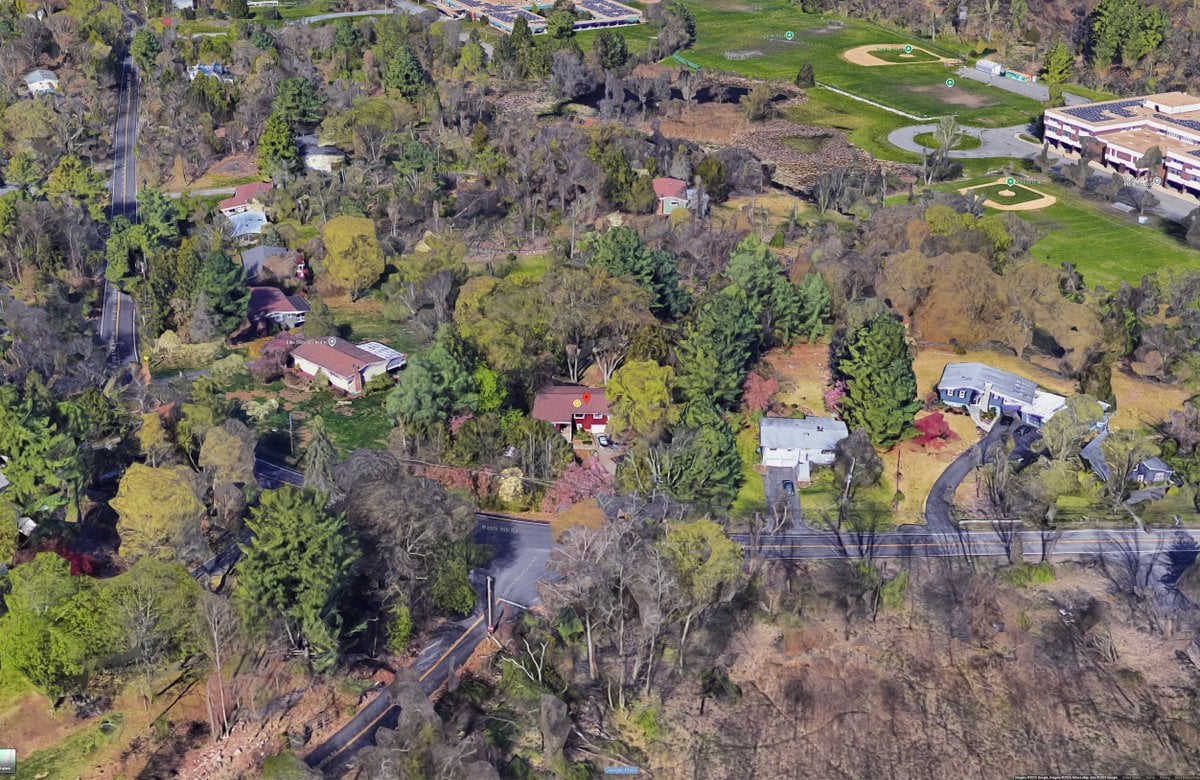 Hand-Drawn Urban Planning Map from 3D View