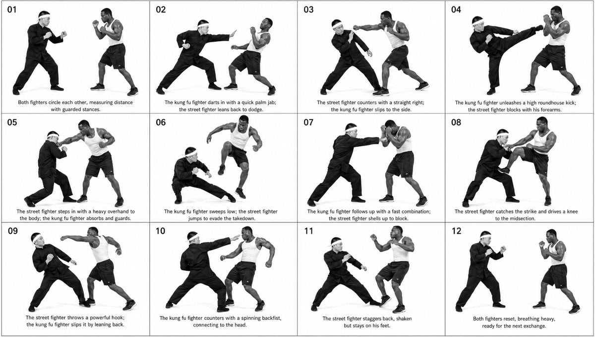 Panel Martial Arts Storyboard