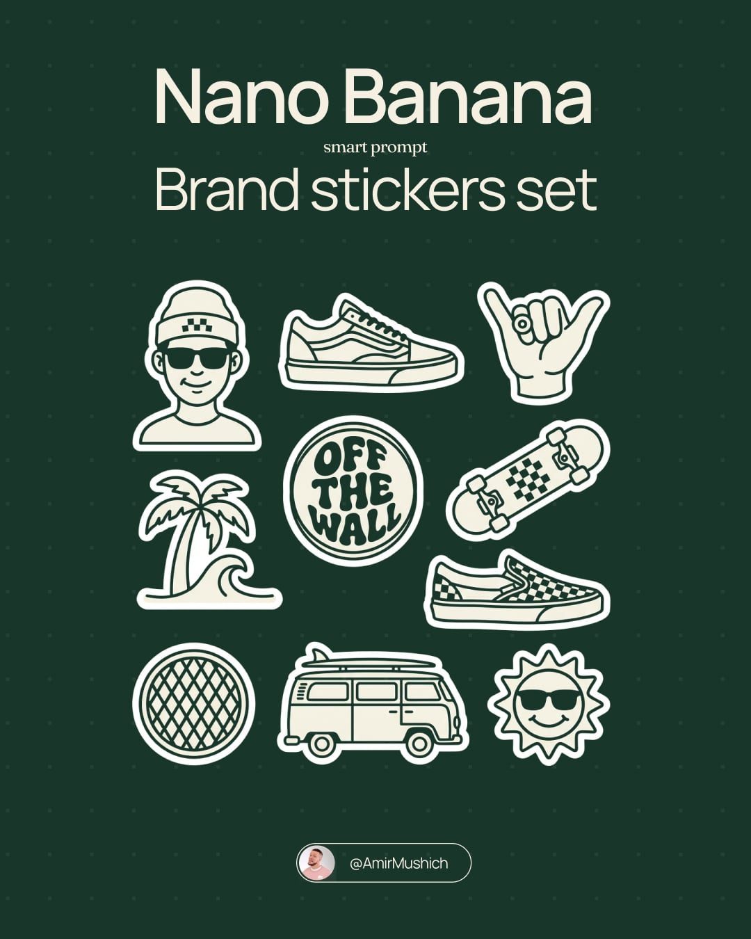 A trendy, high-end Sticker Sheet set