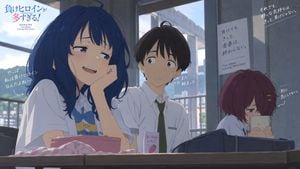 Anime Losing Heroines Classroom Still