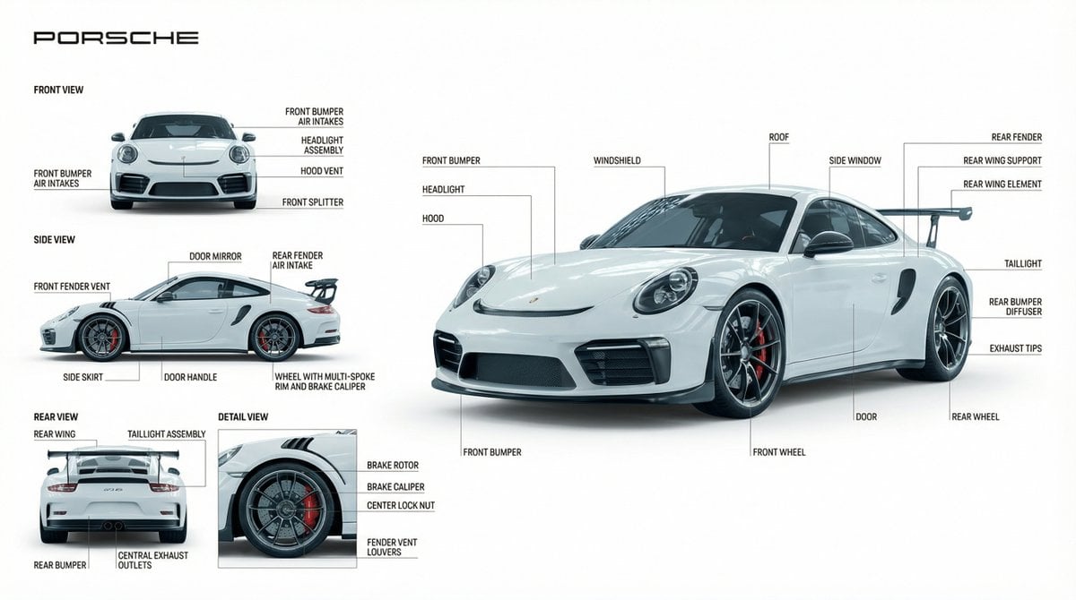 Technical Product Documentation Prompt (Porsche)
