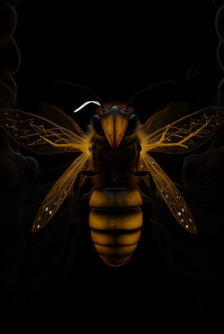 Bioluminescent Bee Circuit