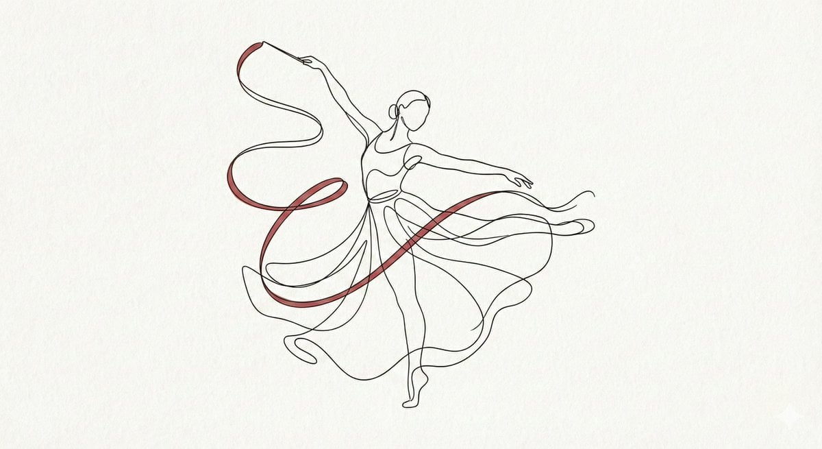 Minimalist Continuous Line Art Illustration