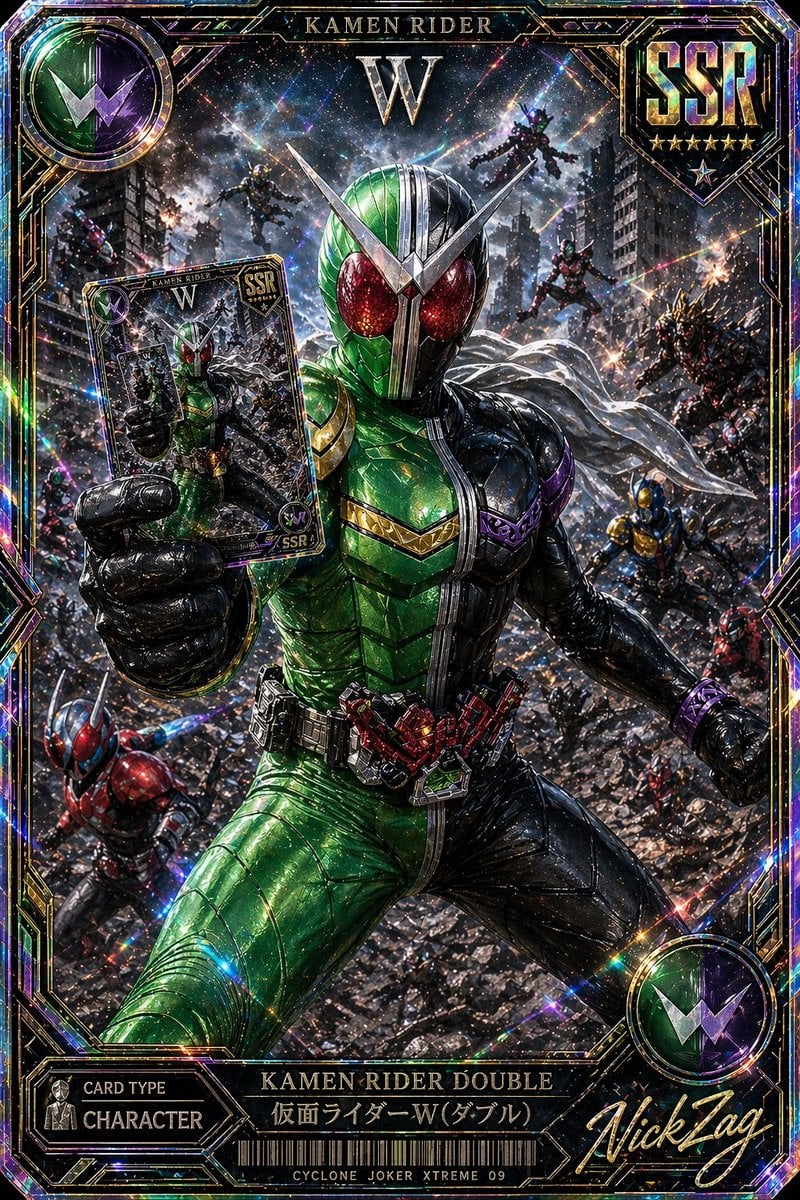 SSR Kamen Rider Double Card