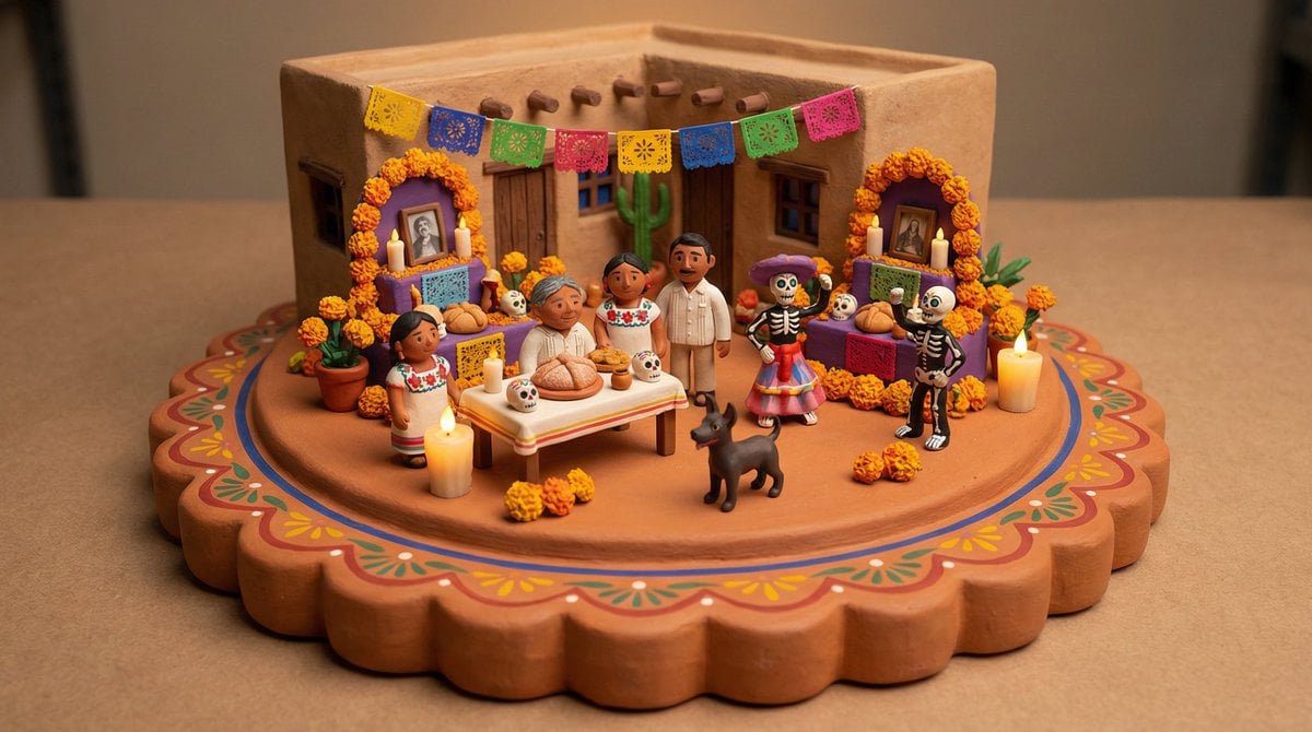 Tiny Clay World Diorama Generator