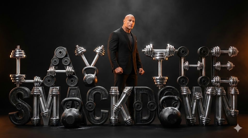 The Rock 'Lay the Smackdown' Cinematic Visual
