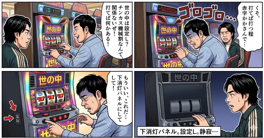 Four-Panel Manga: The World is Setting L