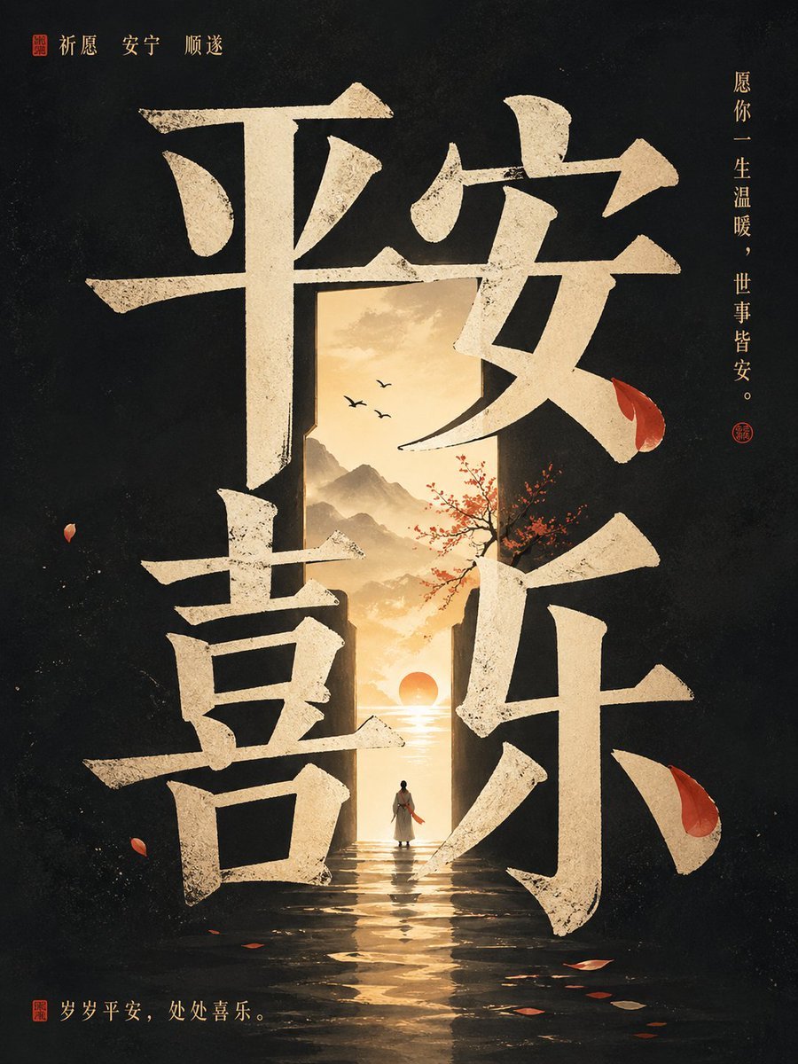 高级概念海报，竖版 3 4，核心文字为