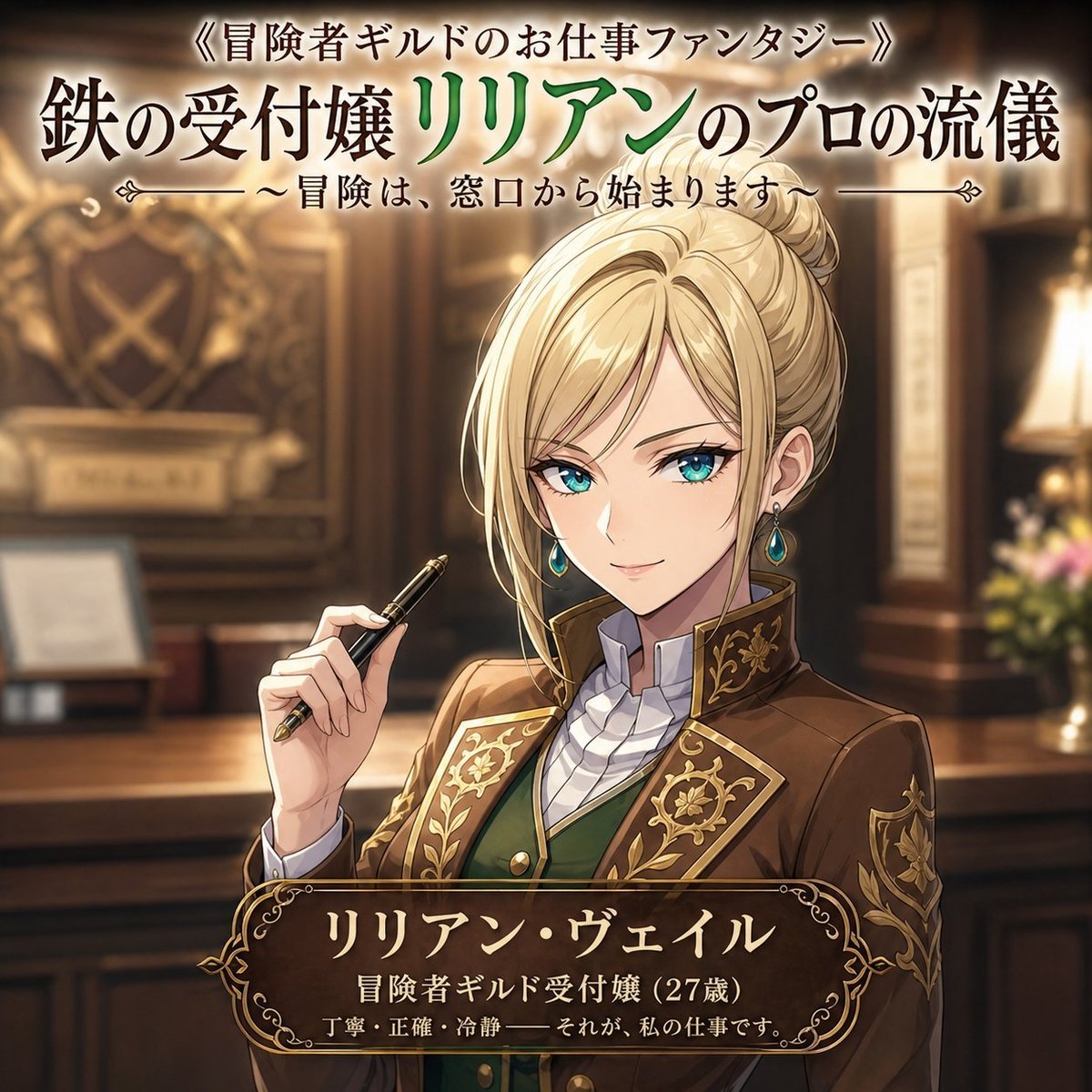 Fantasy Guild Receptionist Novel Cover