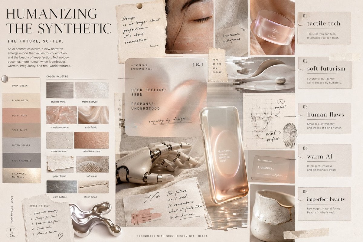 Visual Trend Analysis Moodboard