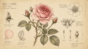 Hand-Drawn Botanical Sketchbook Illustration