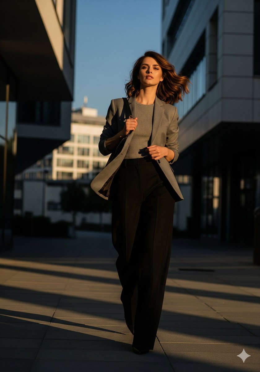 Urban Golden Hour Fashion Editorial