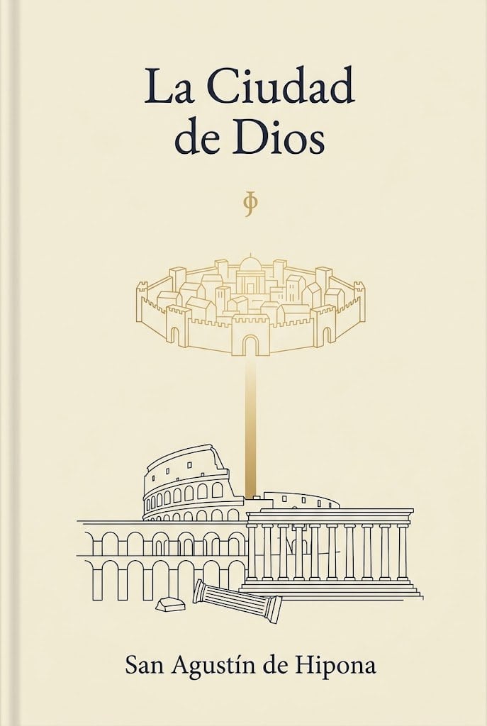 Minimalist Saint Augustine Book Cover