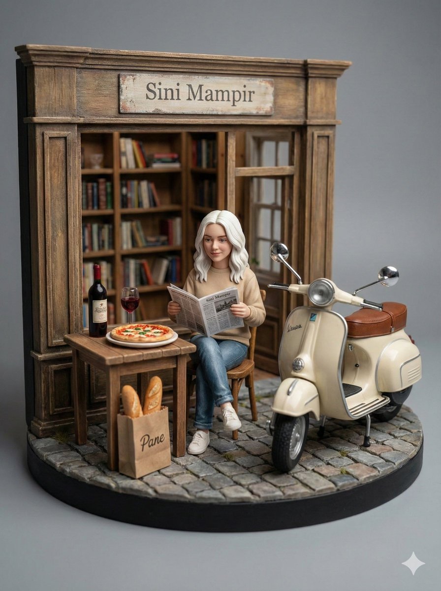Ultra-Realistic Macro Diorama Product Photography Prompt