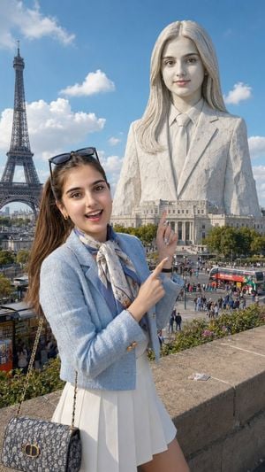 Face Lock Travel Portrait in Paris