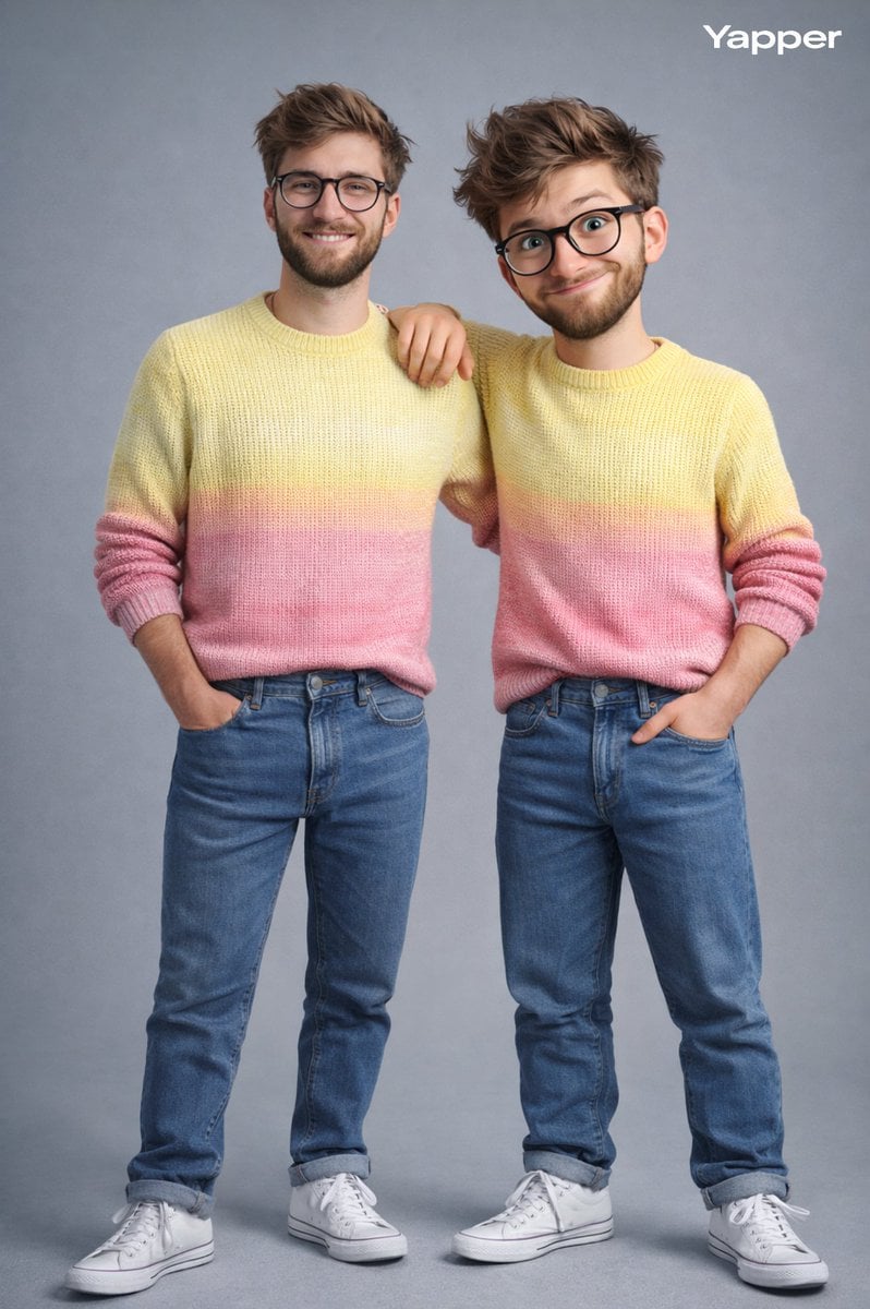 Hyper-Realistic Photo of Person and Pixar Double