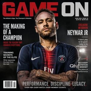 Premium Sports Magazine Cover