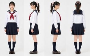Realistic Schoolgirl Turnaround Sheet