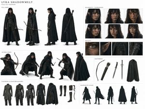 Dark Fantasy Ranger Reference Sheet