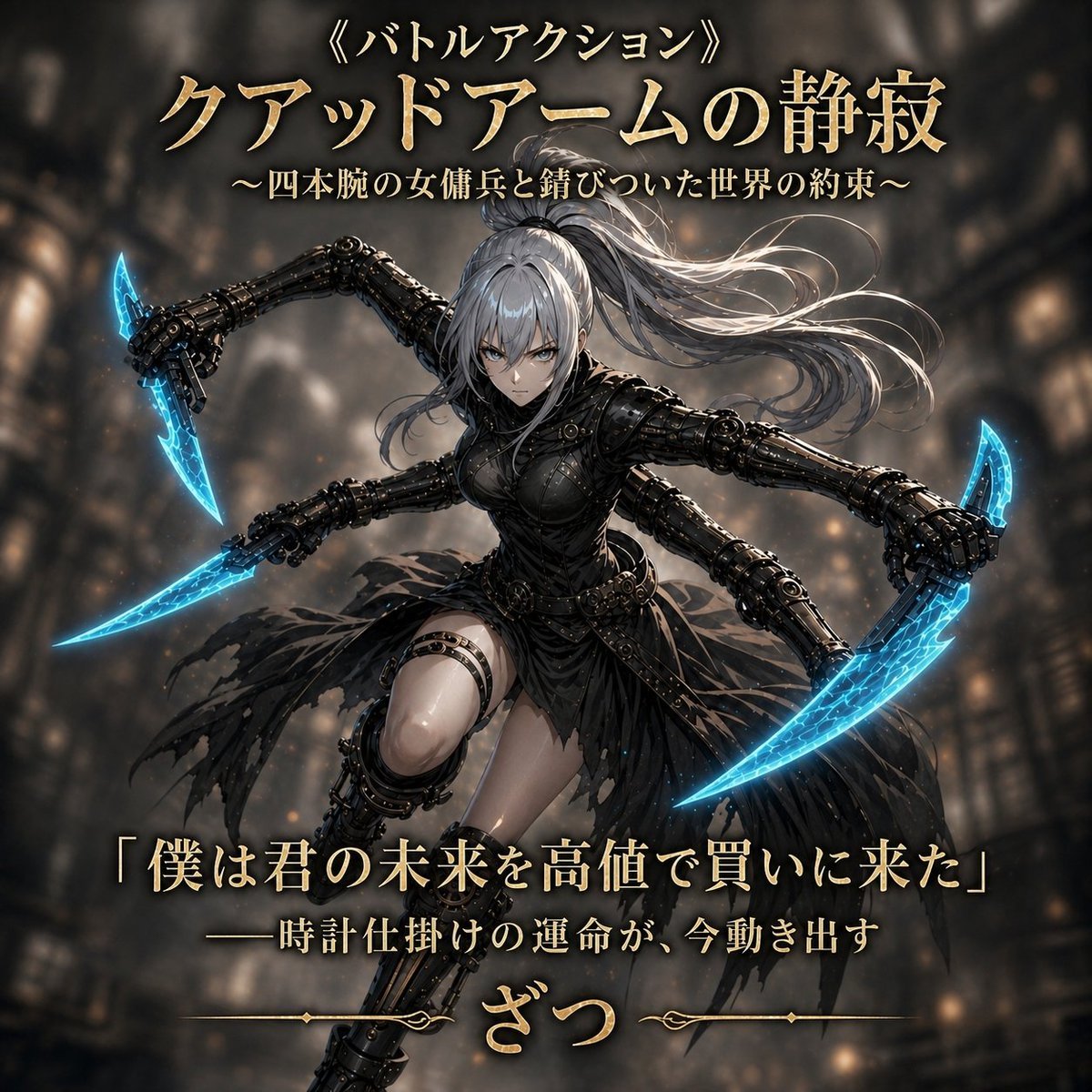 Dark Fantasy Four-Armed Heroine Cover