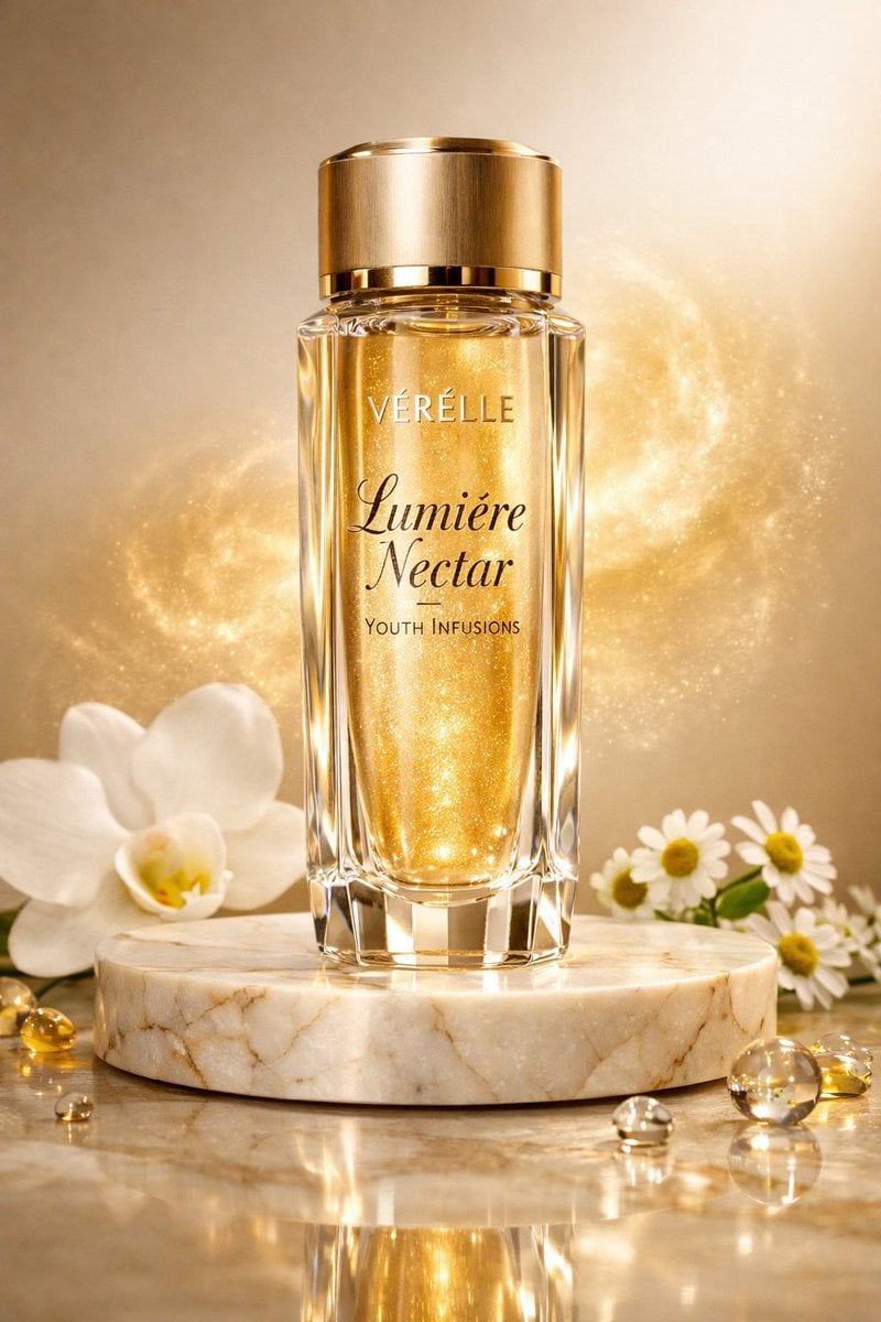 Luxury Skincare Commercial Photography: Lumière Nectar